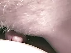 Behårede blond kusse drille