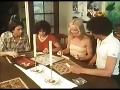 Vintage scrabble derefter foursome sjov