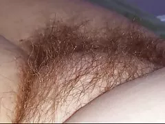 Wifes super bløde behårede fisse, Pat, fødder