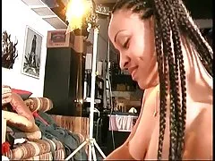 Behårede starla interracial